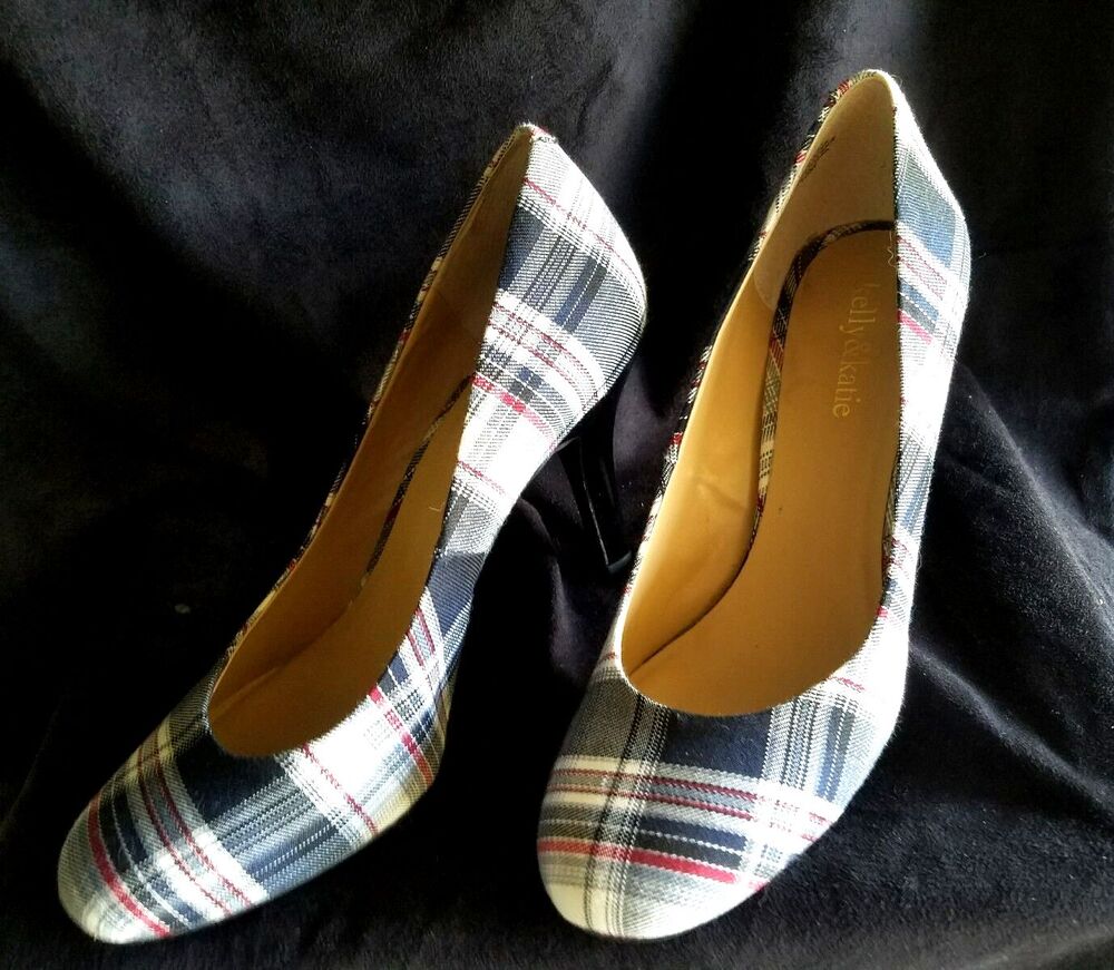 Kelly&Katie Isabel Shoes pump 4" heel Size 10 Black, Red and White never worn